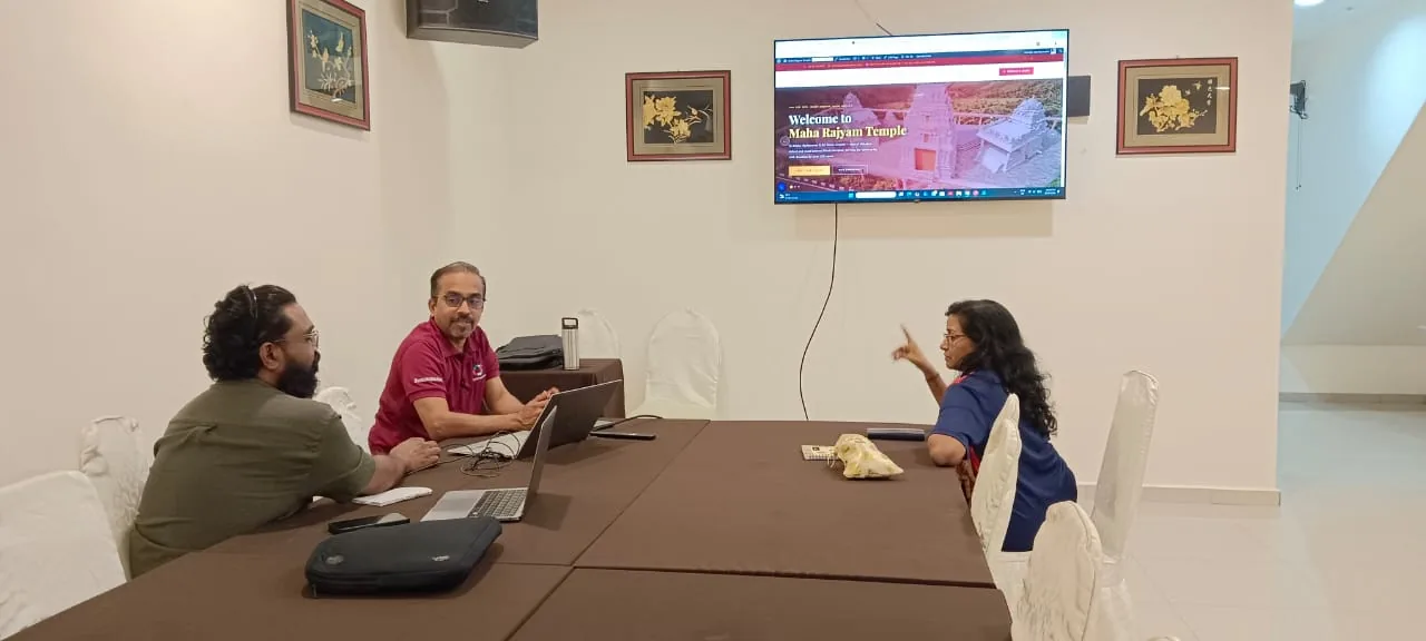 Cybergate team in a client meeting in Malaysia