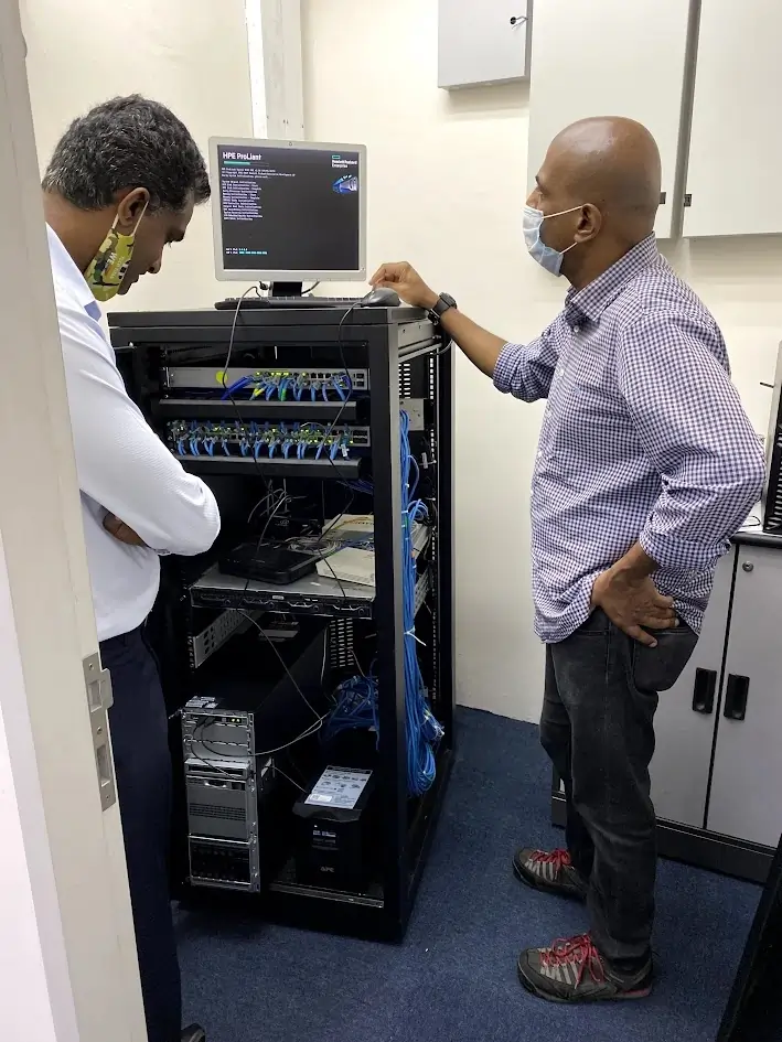 Cybergate IT engineer at work